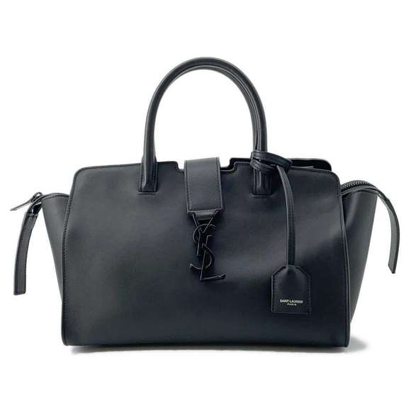 Saint Laurent Paris Baby Downtown Cabas 2way Shoulder Bag Black - Picture 1 of 16